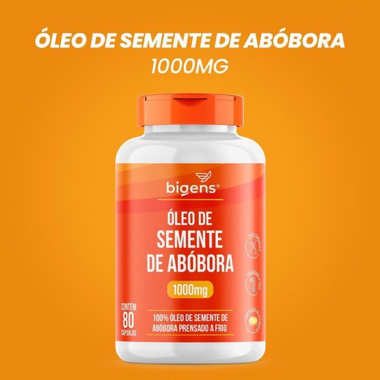 Bigens Kit 3X Óleo De Semente De Abóbora 80 Caps