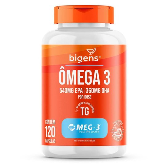 Bigens Ômega 3 Tg Meg 3 - 120 Caps