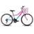 Bike Infantil Feminina Aro 24 KOG Alumínio 18V Cestinha - Rosa+Azul