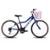 Bike Infantil Feminina Aro 24 KOG Alumínio 18V Cestinha - Azul+Branco