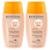 Bioderma Photoderm Nude Touch Kit com 2 Unidades – Protetor Solar com Cor FPS50+ - Muito Claro 40ml - Incolor