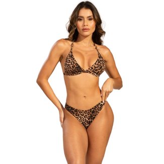 Biquíni Asa Delta Estampado Vekyo Cintura Alta Verão Moda Praia Tamanho:P;Cor:;Gênero:Mulher
