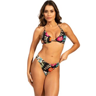 Biquíni Asa Delta Estampado Vekyo Cintura Alta Verão Moda Praia Tamanho:P;Cor:;Gênero:Mulher