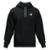 Blusa de Frio Moletom Canguru com Capuz Macio Relaxado Siri - Preto+Branco