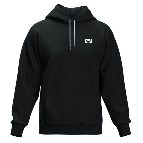 Blusa de Frio Moletom Canguru com Capuz Macio Relaxado Siri