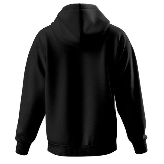 Blusa de Frio Moletom Canguru Com Capuz Masculino Liso Casual