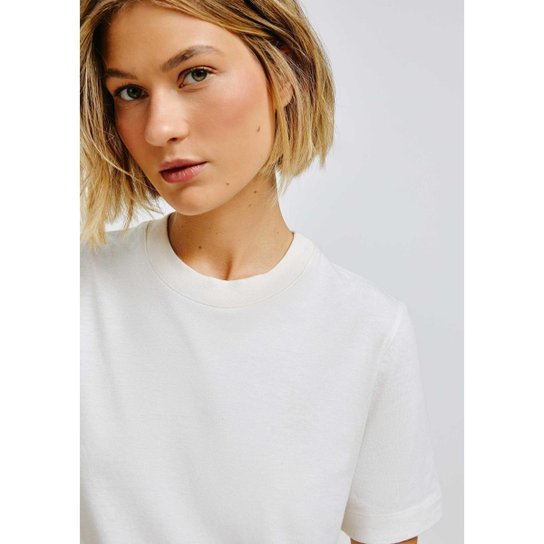 Blusa Feminina Manga Curta Super Cotton Hering