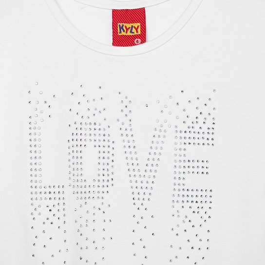Blusa Infantil Kyly Love Menina