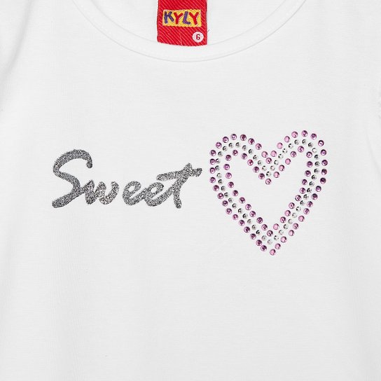Blusa Infantil Kyly Love Menina