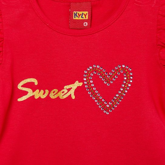 Blusa Infantil Kyly Love Menina