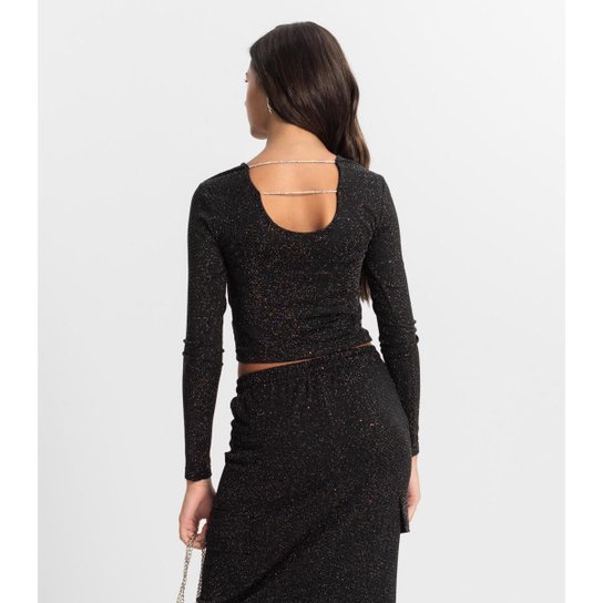 Blusa Juvenil Feminina Manga Longa Minty