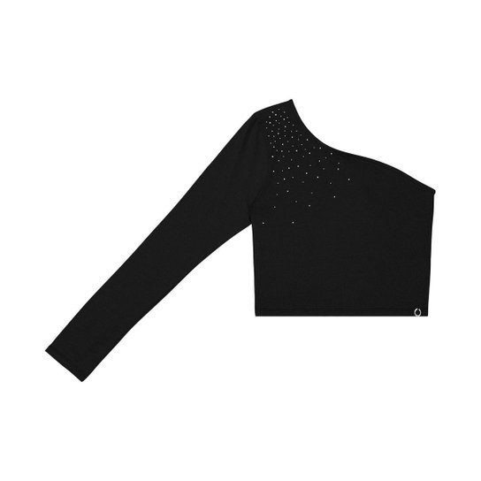 Blusa Juvenil Feminina Um Ombro Só Minty