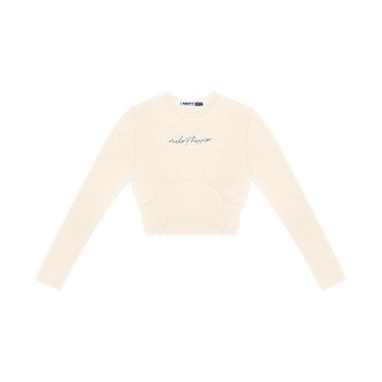 Blusa Juvenil Manga Longa Minty