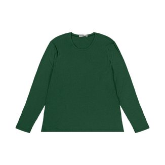 Blusa Manga Longa Ribana Canelada Secret Glam Verde
