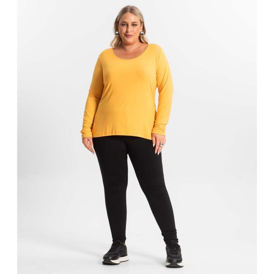 Blusa Manga Longa Viscotorcion Secret Glam