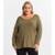 Blusa Manga Longa Viscotorcion Secret Glam - Verde