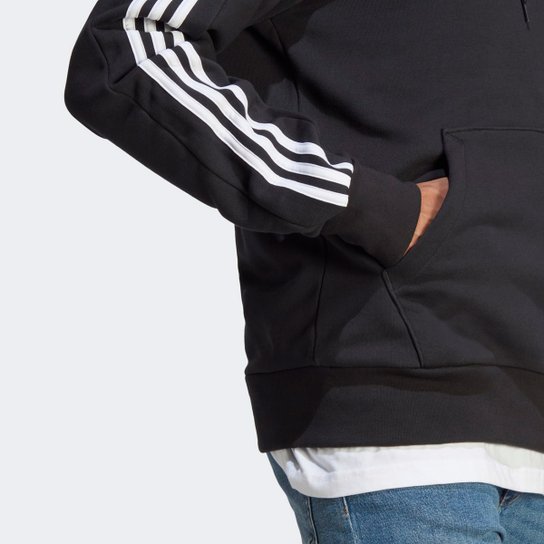 Blusa Moletom Adidas 3 Listras Essentials Classic Masculino