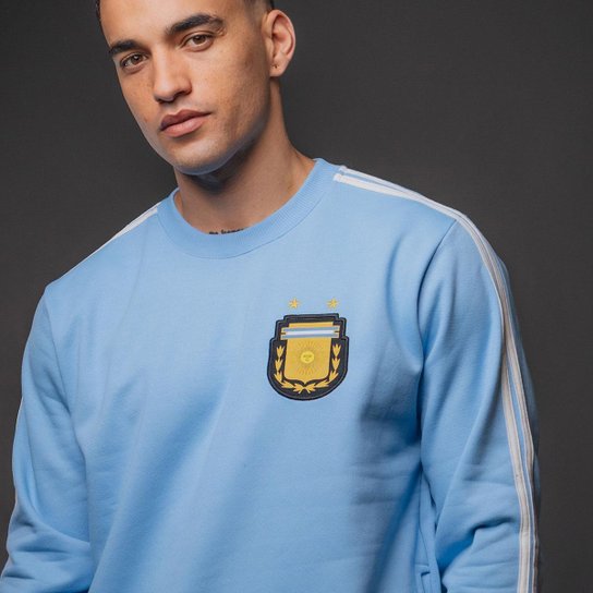 Blusa Moletom Argentina Retrô 1986 Treino Masculino