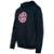 Blusa Moletom Canguru Bayern de Munique Logo Capuz Masculina - Preto