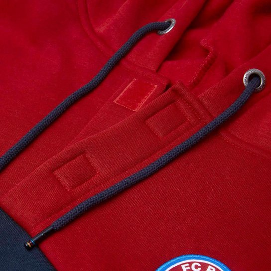 Blusa Moletom Canguru Bayern de Munique Vermelho Masculina