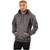 Blusa Moletom Canguru Fechado OKDOK Masculino - Cinza