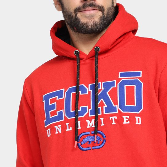 Blusa Moletom Ecko com Capuz Masculina