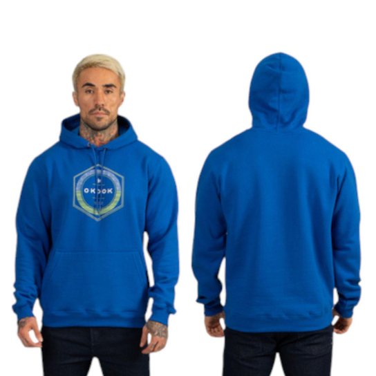 Blusa Moletom Fechado Okdok Hexagon Masculino