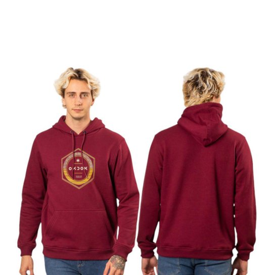 Blusa Moletom Fechado Okdok Hexagon Masculino