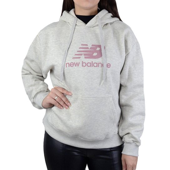 Blusa Moletom New Balance Essentials Com Capuz Feminina Allianz