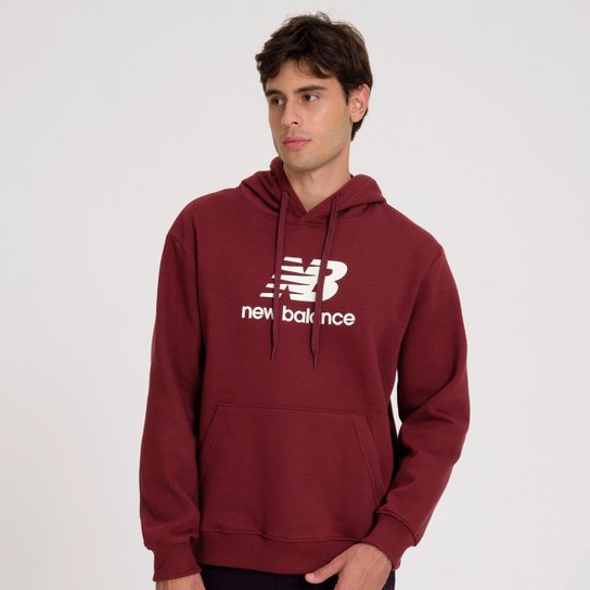 Blusa Moletom New Balance Essentials Com Capuz Masculina
