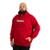 Blusa Moletom Okdok Fechado Stylish Letters Large - Vermelho