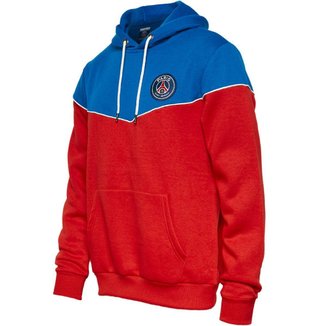 Blusa Moletom PSG Paris Saint Germain Vermelho Masculino