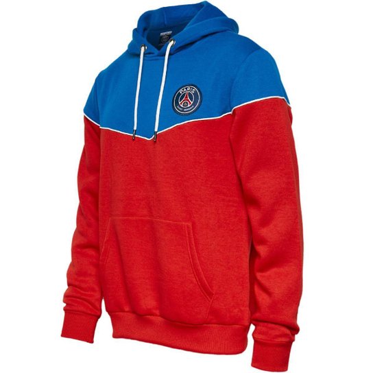 Blusa Moletom PSG Paris Saint Germain Vermelho Masculino