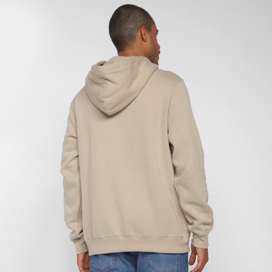 Blusa Moletom Quiksilver Omni Font Com Capuz Masculina