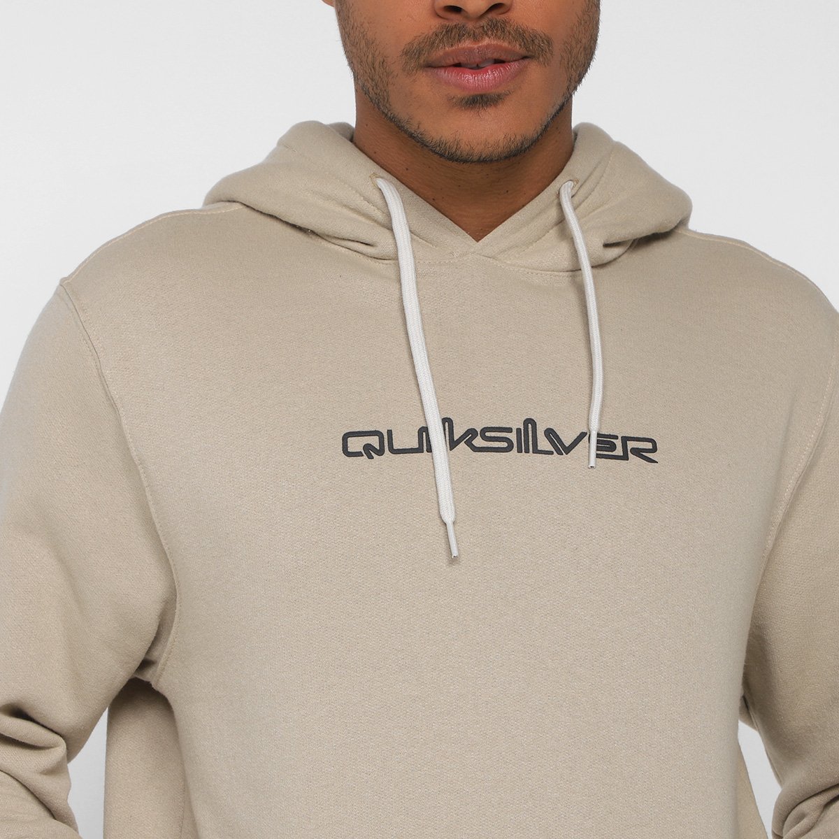 Blusa Moletom Quiksilver Omni Font Com Capuz Masculina Allianz