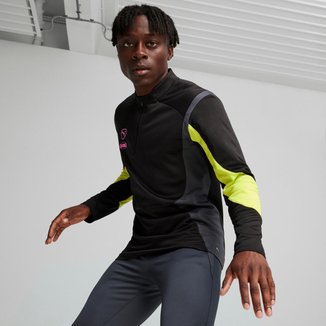 Blusa Puma de Treino Quarter-Zip KING Pro Football Masculina