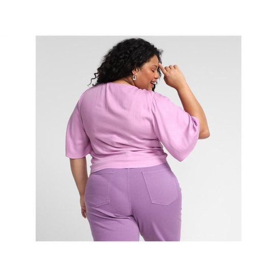 Blusa Vista Manga Ampla Canaleta