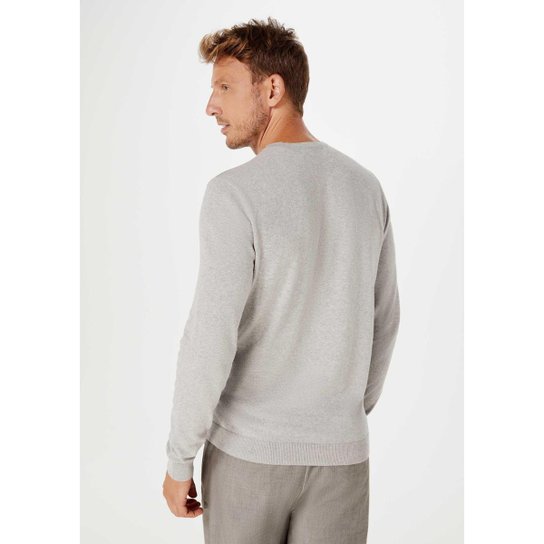 Blusão Básico Hering Em Tricô De Algodão Masculino