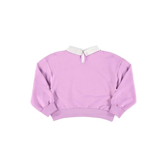 Blusão Cropped Moletom Infantil Quimby