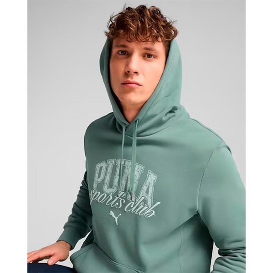 Blusão de Moletom Masculino Puma Class com Capuz