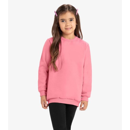 Blusão Infantil Rovitex Kids Moletom Básico