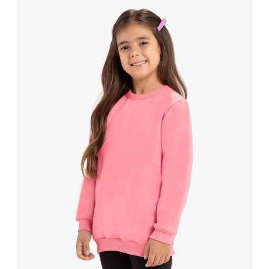 Blusão Infantil Rovitex Kids Moletom Básico