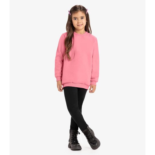 Blusão Infantil Rovitex Kids Moletom Básico