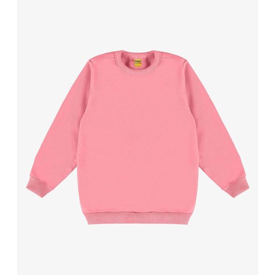 Blusão Infantil Rovitex Kids Moletom Básico