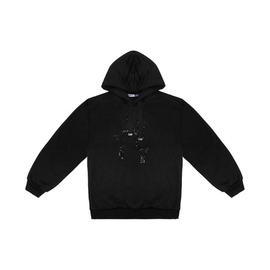 Blusão Juvenil Minty Com Capuz Feminino