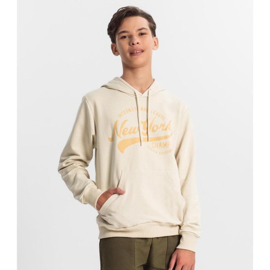 Blusão Minty Juvenil Com Capuz Masculino