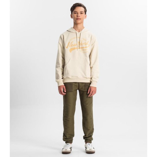 Blusão Minty Juvenil Com Capuz Masculino