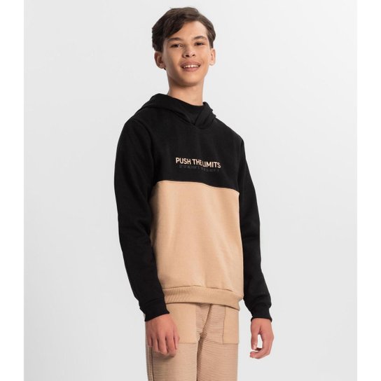 Blusão Minty Juvenil Com Capuz Masculino