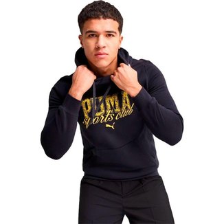 Blusão Puma Class Hoodie New Navy Masculino