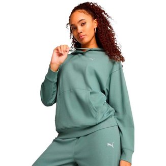 Blusão Puma Moletom Ess Elevated Comfort Rib Feminino